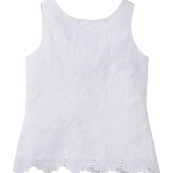 Kate Spade Eyelet Lace sleeveless Top!! - Picture 1 of 4
